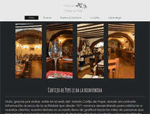 Tablet Screenshot of cortijodepepe.com